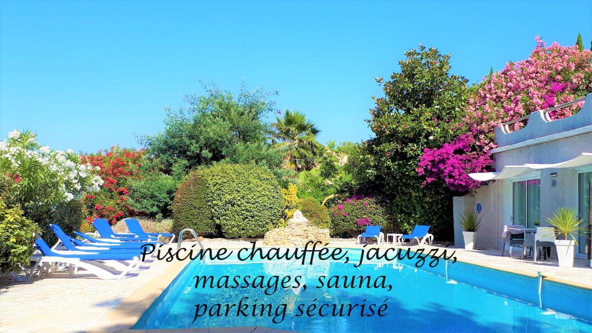 Hotel Les Jardins De Bormes, Sauna & Jacuzzi Bagian luar foto